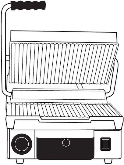 Alfa Frost Commercial Sandwich Maker with Ceramic Surface
