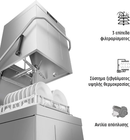 Alfa Frost Gewerbliches Geschirrspüler Für Teller Und Gläser Dreiphasig SPH515