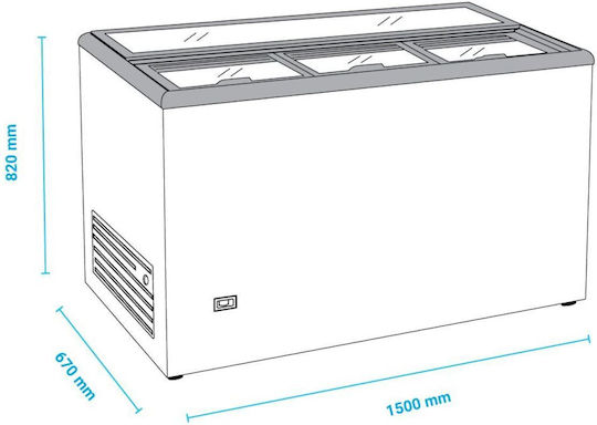 Alfa Frost Frigider Pentru Băuturi Back Bar 470lt Înălțime 82xLățime 150xAdâncime 67cm