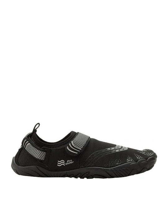 Prowater Men's Quick-drying Non-slip Swimming Shoes Black Gray