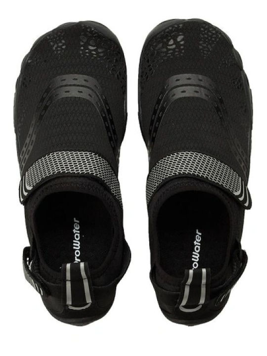 Prowater Men's Quick-drying Non-slip Swimming Shoes Black Gray