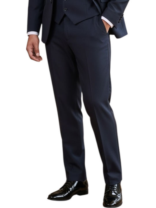 Men's Groom's Suit with Vest Blue