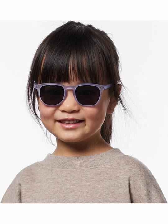 Izipizi Rectangle Kids Sunglasses with Polarized Lens Purple for 3-5 Years