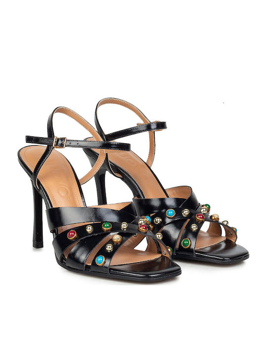 Inuovo Black Sandals