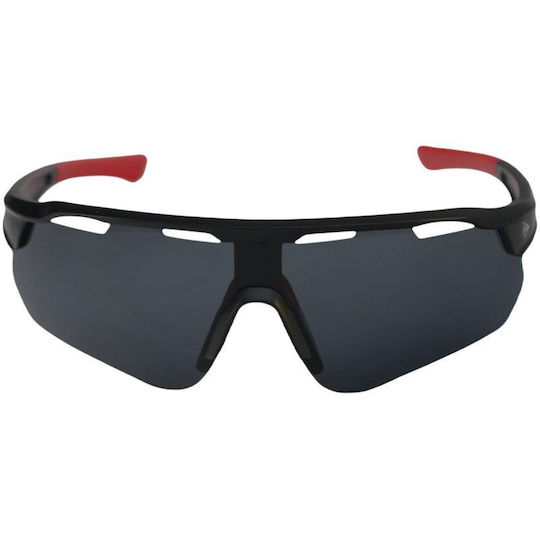Dunlop Cycling Glasses with Black Frame and Dark Lenses