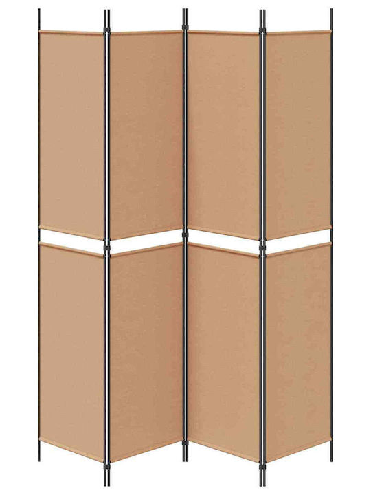 vidaXL Raumteiler Stoff 200x220cm