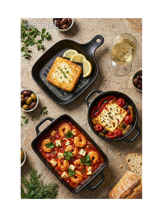 Espiel Saganaki Ceramic Round Individual Heat-Resistant Cookware 11.5x9x3cm 6pcs