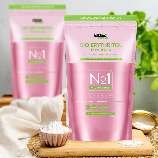 BeKeto Еритритол Прах Органичен продукт 500гр 7906
