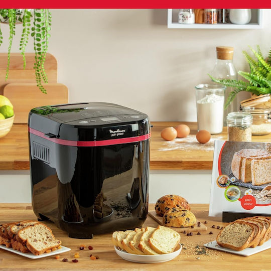Moulinex Αρτοπαρασκευαστής 650W Χωρητικότητας 1000gr με 17 Προγράμματα