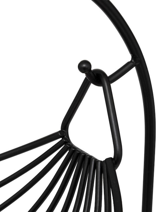 5Five Fruit Bowl Metallic 2 Levels Black 34.5x34.5x28cm
