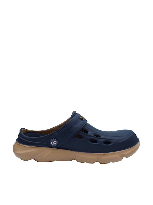 Boaonda Herren Anatomische Holzschuhe Schwarz