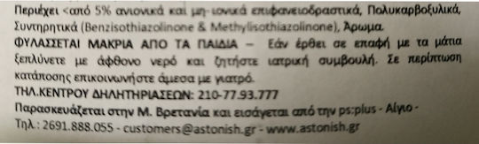 Astonish Καθαριστικό Φούρνων Κρέμα 250gr
