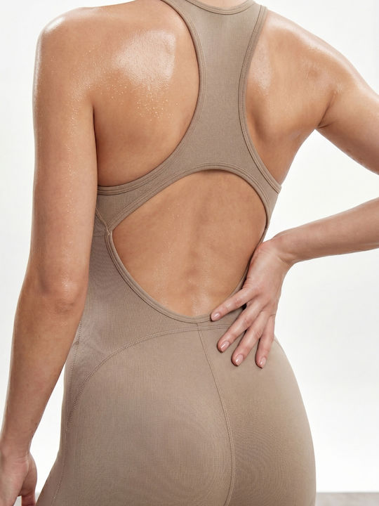 Women's One-piece Jumpsuit Sand