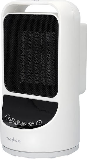 Nedis Fan Heater Room Floor Alb 1500W