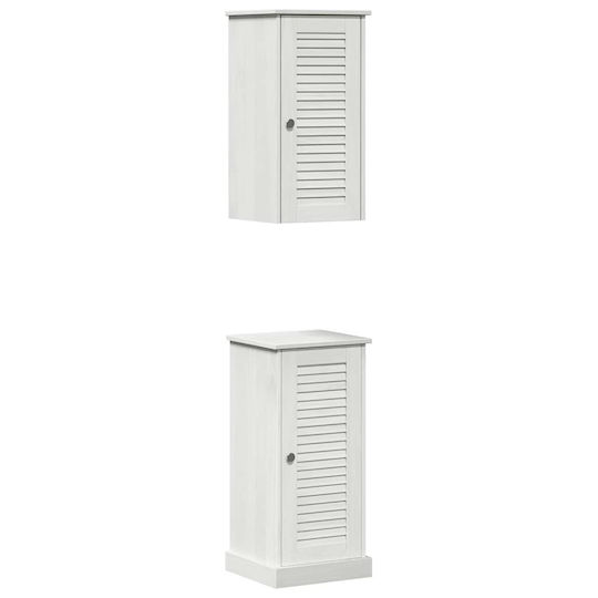 vidaXL Ντουλάπι Μπάνιου 37x34x80cm Λευκό