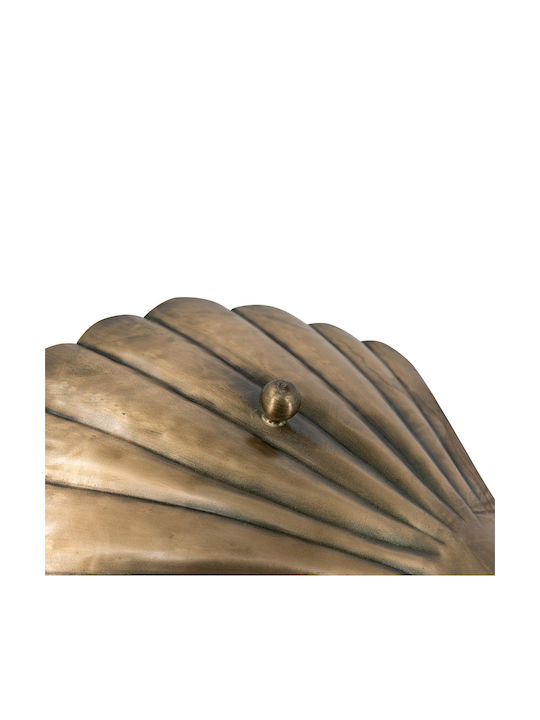 Artekko Solis Decorative Platter Metallic Gold 31.5x26.5x6cm