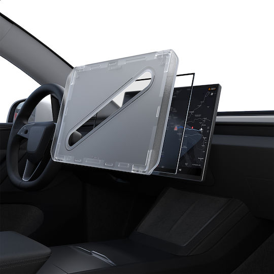 Spigen Tesla Ez Fit Anti Glare Mattes Displayschutzfolie Schwarz Tesla Model Y L 2026 Agl10819