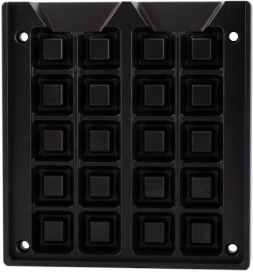 Grill Market Επαγγελματική Βαφλιέρα Μονή 12-40460-31462