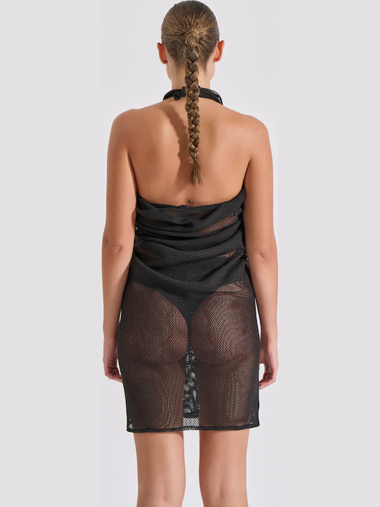 Milena by Paris Μαύρο Γυναικείο Παρεό