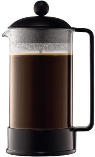 Bodum Brazil Schwarz Filterkaffeemaschine Handbetrieb Kunststoff Schwarze 1lt