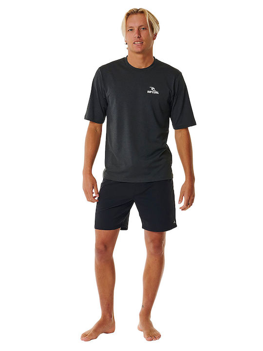 Rip Curl UPF 50 Ανδρική Κοντομάνικη Αντηλιακή Μπλούζα Γκρι