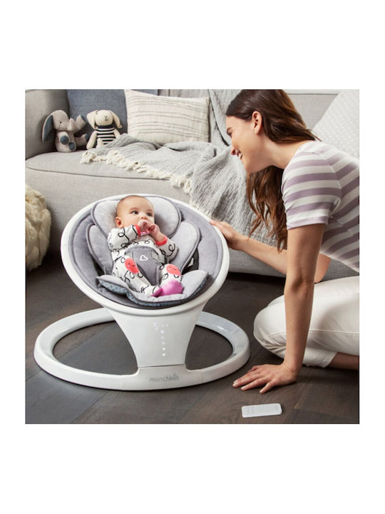 Munchkin Elektrisch Baby Relax Baby Swing mit Musik Gray für Kind bis 9kg