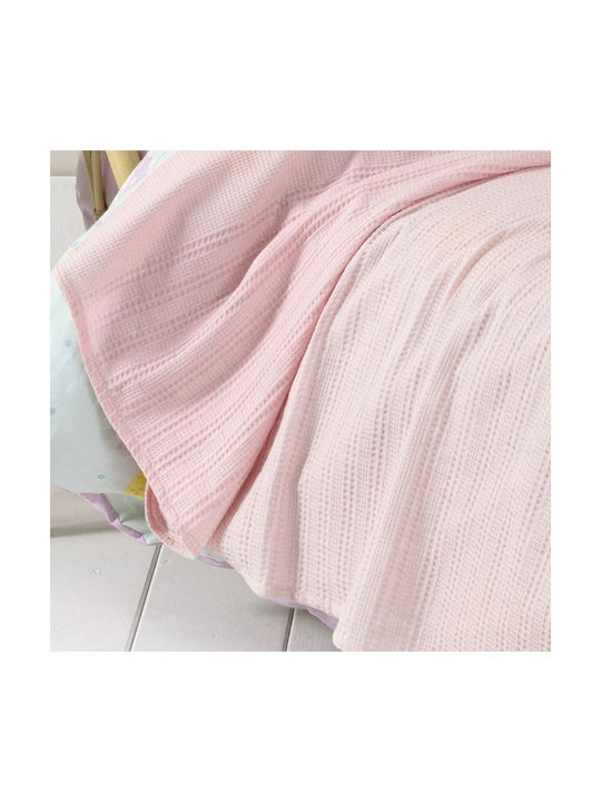 Nima Κουβέρτα Dune Pink 160x160εκ.