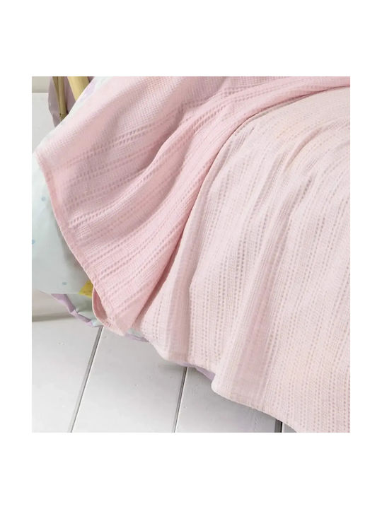 Nima Κουβέρτα Dune Pink 160x160εκ.