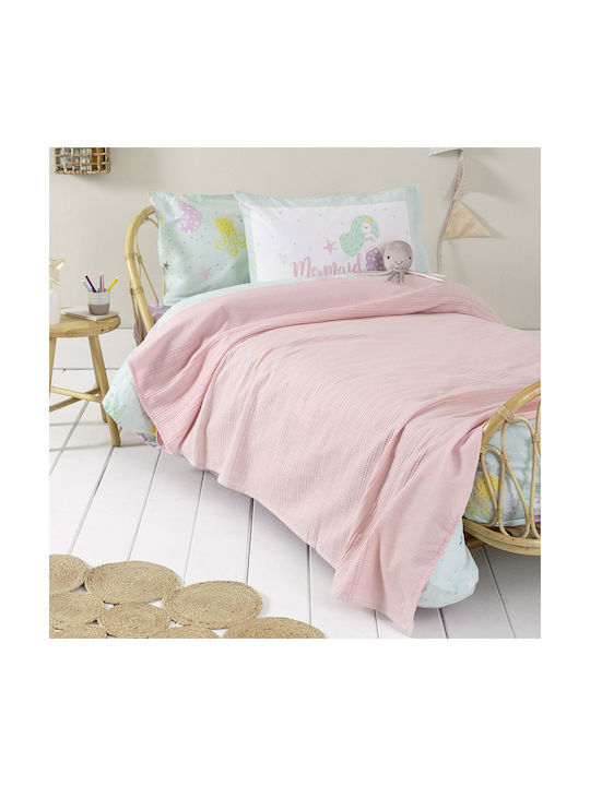 Nima Κουβέρτα Dune Pink 160x160εκ.