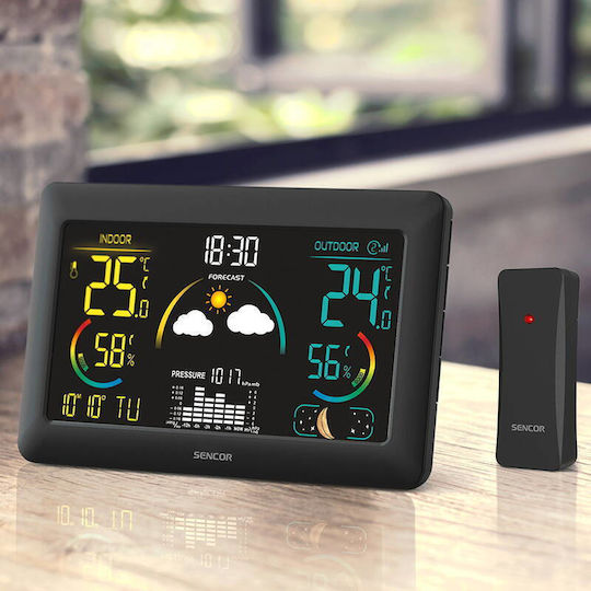 Sencor SWS 4900 Drahtlos Wetterstation Digital Tischplatte