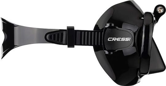 CressiSub Μάσκα Θαλάσσης Σιλικόνης Action Μαύρη