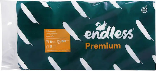 Endless Тоалетна Хартия 8 Рола 2 Пластове (190гр/Роло)