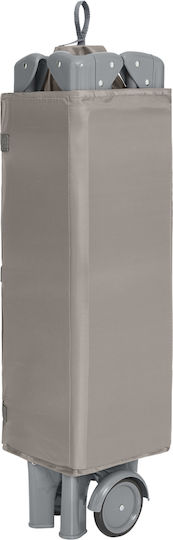 Kikka Boo Cradle Milky Way with Mattress and Wheels Beige