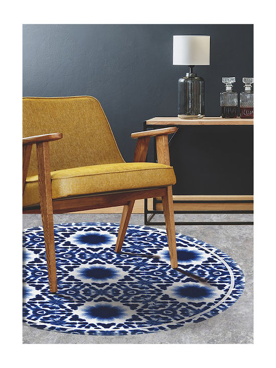 Tulup Rundes Küchenmatte Blau 70cm
