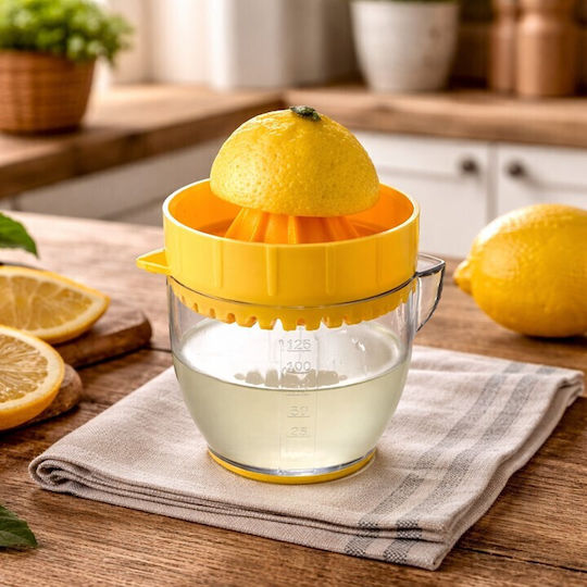 Spring Classic Juicer Lemon with Container made of Plastic in Yellow Color