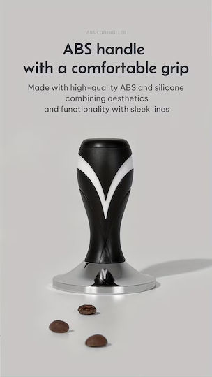 Coffee Tamper with Flat Surface 58mm in Brown Color