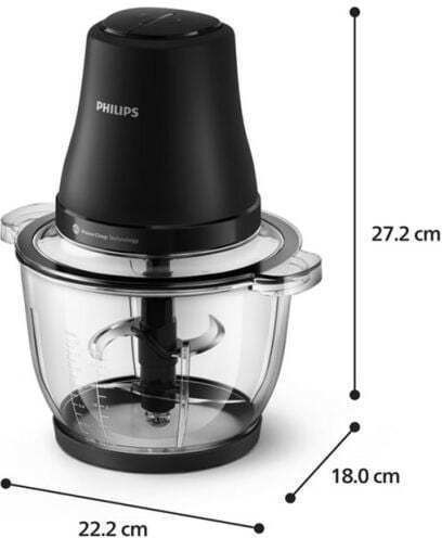 Philips Polycopter Multi 500W cu Recipient 2l Negru