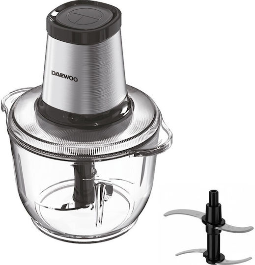 Daewoo Mini Chopper Multi 500W mit 2l Behälter Grau