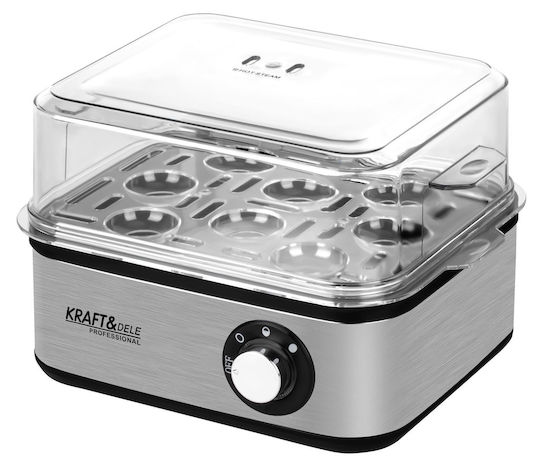 Kraft & Dele Яйцеварка 8 Места 500W Сив