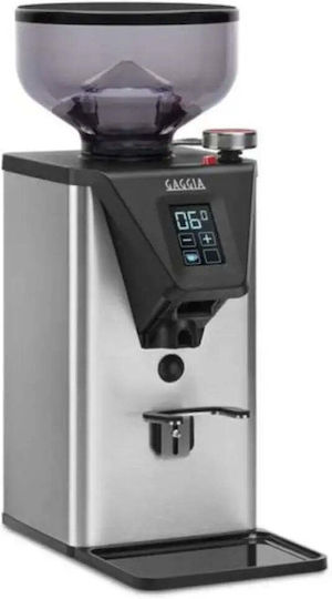 Gaggia Ηλεκτρικός Μύλος Καφέ 310W με Χωρητικότητα 250gr Ασημί
