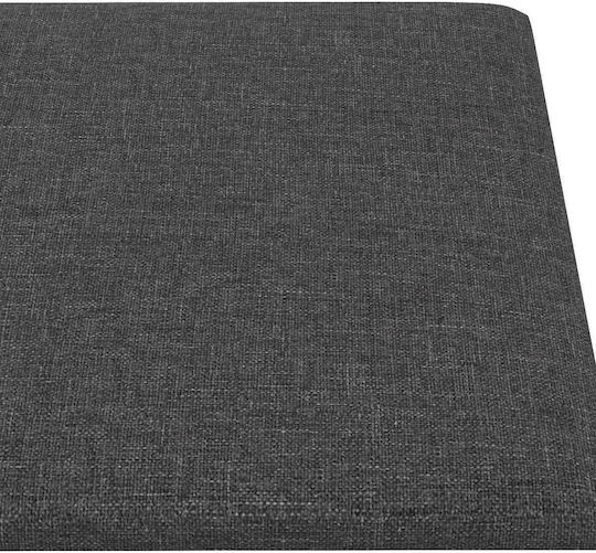 vidaXL Fabric Bed Headboard Gray 60x30cm