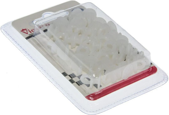 Viosarp Agenți De Prindere Pentru Perdele Rotunzi Pentru Hoops 30 Bucăți