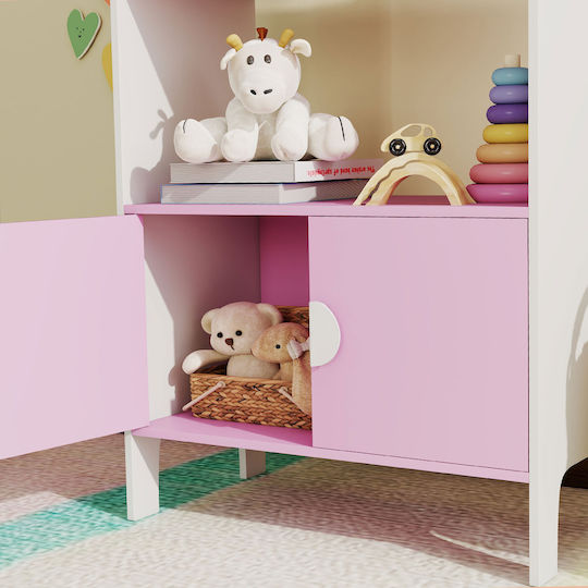 Bücherregal Boden Rosa