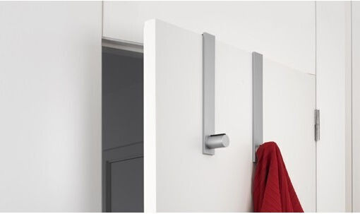 Inofix Door Hook Single Slot Metallic 4x7.7x29.6cm