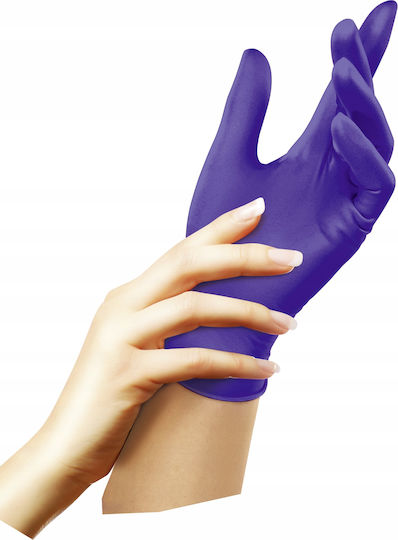 Vileda Cleaning Gloves Safe Hands Nitrile Medium 100 Pairs
