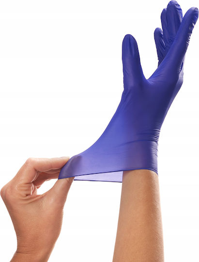 Vileda Cleaning Gloves Safe Hands Nitrile Medium 100 Pairs