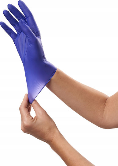 Vileda Cleaning Gloves Safe Hands Nitrile Medium 100 Pairs
