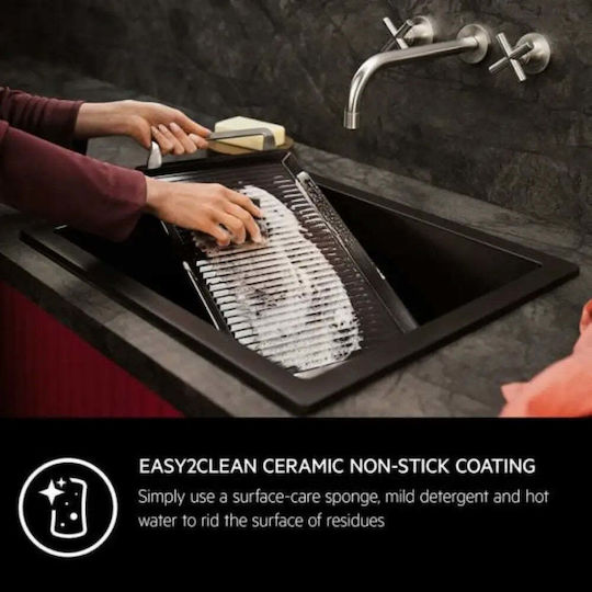 AEG Tools Αντικολλητική Πλάκα Ψησίματος με Ραβδωτή Επιφάνεια