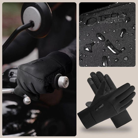 Tech-protect Wg01 Gloves Touch Tips M Black