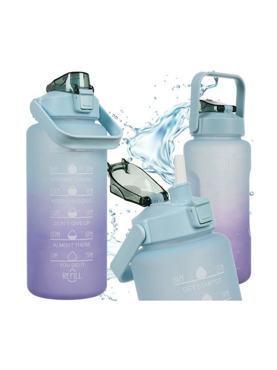 Παγούρι Πλαστικό 2000ml Μωβ